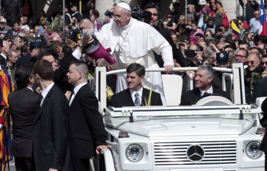 Pope Francis-Palm Sunday